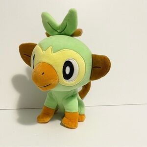 Pokemon Plush Grookey Toy 8" Stuffed Animal Green Brown Action Figure Soft Doll